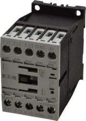 Eaton Cutler-Hammer - 3 Pole, 24 to 27 Coil VDC, 20 Amp, Nonreversible Open Enclosure IEC Contactor - 1 Phase hp: 0.25 at 115 V, 0.75 at 200 V, 1 at 230 V, 3 Phase hp: 1.5 at 200 V, 2 at 230 V, 3 at 460 V, 5 at 575 V, 7 Amp Inductive Load Rating Listed - Benchmark Tooling