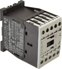 Eaton Cutler-Hammer - 3 Pole, 24 Coil VAC, 20 Amp, Nonreversible Open Enclosure IEC Contactor - 1 Phase hp: 1 at 115 V, 2 at 200 V, 2 at 230 V, 3 Phase hp: 10 at 460 V, 10 at 575 V, 3 at 200 V, 3 at 230 V, 12 Amp Inductive Load Rating Listed - Benchmark Tooling