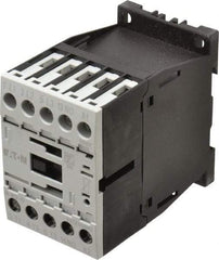 Eaton Cutler-Hammer - 3 Pole, 24 to 27 Coil VDC, 20 Amp, Nonreversible Open Enclosure IEC Contactor - 1 Phase hp: 1 at 115 V, 2 at 200 V, 2 at 230 V, 3 Phase hp: 10 at 460 V, 10 at 575 V, 3 at 200 V, 3 at 230 V, 12 Amp Inductive Load Rating Listed - Benchmark Tooling