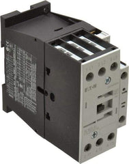 Eaton Cutler-Hammer - 3 Pole, 24 Coil VAC, 40 Amp, Nonreversible Open Enclosure IEC Contactor - 1 Phase hp: 2 at 115 V, 3 at 200 V, 5 at 230 V, 3 Phase hp: 10 at 230 V, 15 at 460 V, 20 at 575 V, 7.5 at 200 V, 25 Amp Inductive Load Rating Listed - Benchmark Tooling