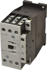 Eaton Cutler-Hammer - 3 Pole, 24 Coil VAC, 40 Amp, Nonreversible Open Enclosure IEC Contactor - 1 Phase hp: 3 at 115 V, 5 at 200 V, 5 at 230 V, 3 Phase hp: 10 at 200 V, 10 at 230 V, 20 at 460 V, 25 at 575 V, 32 Amp Inductive Load Rating Listed - Benchmark Tooling