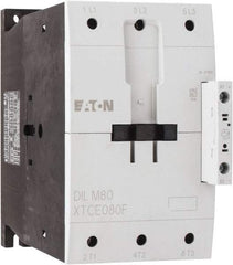 Eaton Cutler-Hammer - 3 Pole, 24 to 27 Coil VDC, 125 Amp, Nonreversible Open Enclosure IEC Contactor - 1 Phase hp: 15 at 200 V, 15 at 230 V, 7.5 at 115 V, 3 Phase hp: 25 at 200 V, 30 at 230 V, 60 at 460 V, 75 at 575 V, 80 Amp Inductive Load Rating Listed - Benchmark Tooling