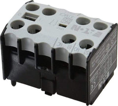 Eaton Cutler-Hammer - 6 to 9 Amp, Contactor Front Mount Auxiliary Contact - For Use with Miniature Contactor and XTRM Miniature Control Relay - Benchmark Tooling