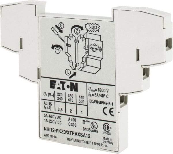 Eaton Cutler-Hammer - Starter Side Mount Auxiliary Contact - For Use with XTPAXFA, XTPAXSATR, XTPB, XTPM, XTPR, XTPT - Benchmark Tooling