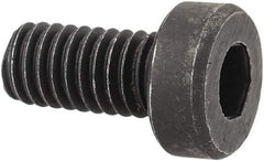 Holo-Krome - M4x0.70 Metric Coarse Hex Socket Drive, Low Socket Cap Screw - Grade 10.9 Alloy Steel, Black Oxide Finish, Fully Threaded, 8mm Length Under Head - Benchmark Tooling