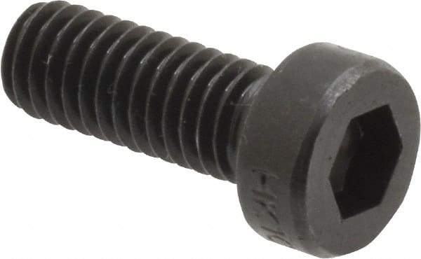 Holo-Krome - M6x1.00 Metric Coarse Hex Socket Drive, Low Socket Cap Screw - Grade 10.9 Alloy Steel, Black Oxide Finish, Fully Threaded, 16mm Length Under Head - Benchmark Tooling
