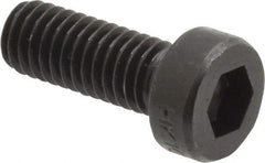 Holo-Krome - M6x1.00 Metric Coarse Hex Socket Drive, Low Socket Cap Screw - Grade 10.9 Alloy Steel, Black Oxide Finish, Fully Threaded, 16mm Length Under Head - Benchmark Tooling