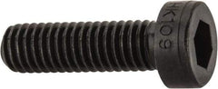 Holo-Krome - M6x1.00 Metric Coarse Hex Socket Drive, Low Socket Cap Screw - Grade 10.9 Alloy Steel, Black Oxide Finish, Fully Threaded, 20mm Length Under Head - Benchmark Tooling