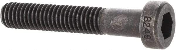 Holo-Krome - M6x1.00 Metric Coarse Hex Socket Drive, Low Socket Cap Screw - Grade 10.9 Alloy Steel, Black Oxide Finish, Partially Threaded, 35mm Length Under Head - Benchmark Tooling