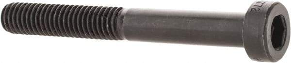 Holo-Krome - M6x1.00 Metric Coarse Hex Socket Drive, Low Socket Cap Screw - Grade 10.9 Alloy Steel, Black Oxide Finish, Partially Threaded, 50mm Length Under Head - Benchmark Tooling