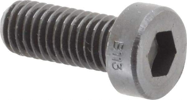 Holo-Krome - M8x1.25 Metric Coarse Hex Socket Drive, Low Socket Cap Screw - Grade 10.9 Alloy Steel, Black Oxide Finish, Fully Threaded, 20mm Length Under Head - Benchmark Tooling