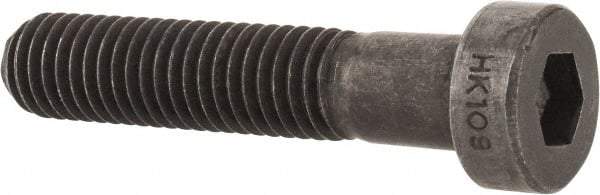 Holo-Krome - M8x1.25 Metric Coarse Hex Socket Drive, Low Socket Cap Screw - Grade 10.9 Alloy Steel, Black Oxide Finish, Partially Threaded, 40mm Length Under Head - Benchmark Tooling