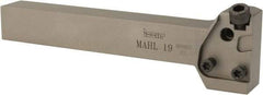 Iscar - MAH, External, Left Hand, Indexable Grooving Tool Holder - 3/4" Shank Height, 3/4" Shank Width, 142.24mm OAL - Benchmark Tooling