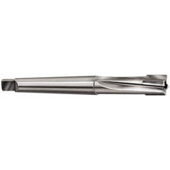 1-9/16″ Diam, 4 Flutes, Morse Taper Shank, Interchangeable Pilot Counterbore 8-1/8″ OAL, Bright Finish, Carbide-Tipped