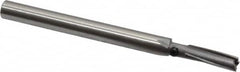 Made in USA - 3/16" Diam, 15/64" Shank, Diam, 3 Flutes, Straight Shank, Interchangeable Pilot Counterbore - Benchmark Tooling