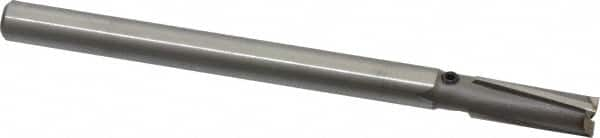 Made in USA - 9/32" Diam, 17/64" Shank, Diam, 3 Flutes, Straight Shank, Interchangeable Pilot Counterbore - Benchmark Tooling