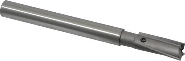 Made in USA - 13/32" Diam, 3/8" Shank, Diam, 3 Flutes, Straight Shank, Interchangeable Pilot Counterbore - Benchmark Tooling