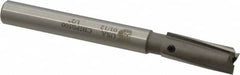 Made in USA - 1/2" Diam, 7/16" Shank, Diam, 3 Flutes, Straight Shank, Interchangeable Pilot Counterbore - Benchmark Tooling