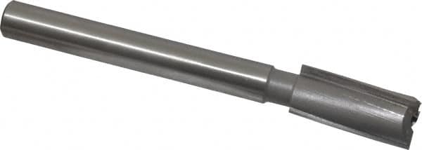 Made in USA - 23/32" Diam, 1/2" Shank, Diam, 3 Flutes, Straight Shank, Interchangeable Pilot Counterbore - Benchmark Tooling