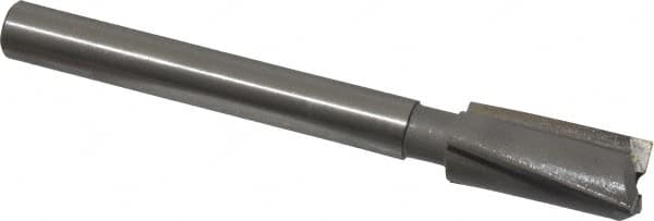 Made in USA - 3/4" Diam, 1/2" Shank, Diam, 3 Flutes, Straight Shank, Interchangeable Pilot Counterbore - Benchmark Tooling