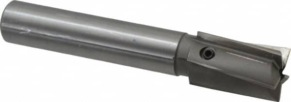 Made in USA - 1-1/4" Diam, 1" Shank, Diam, 5 Flutes, Straight Shank, Interchangeable Pilot Counterbore - Benchmark Tooling