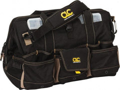 CLC - 37 Pocket Black Polyester Tool Bag - 18" Wide x 11" Deep x 11" High - Benchmark Tooling