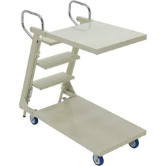 Vestil - 440 Lb Capacity, 20-1/2" Wide x 41-3/8" Long x 40-7/8" High Picker Truck Cart - 2 Shelf, Steel - Benchmark Tooling