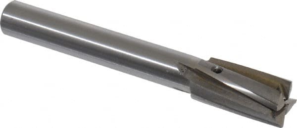 Value Collection - 5/8" Diam, 1/2" Shank, Diam, 4 Flutes, Straight Shank, Interchangeable Pilot Counterbore - Benchmark Tooling