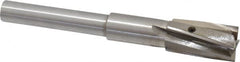 Value Collection - 25/32" Diam, 1/2" Shank, Diam, 4 Flutes, Straight Shank, Interchangeable Pilot Counterbore - Benchmark Tooling