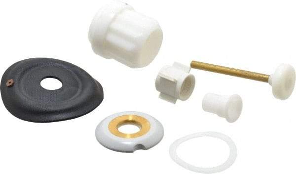 Made in USA - Toilet Flush Valve Repair Kit - For Use With Coyne and Delaney, Contain Relief Valve, Bushing, Auxiliary Valve Retainer with Seal, Diaphragm, Guides, Choke Ring, Main Seat, Friction Ring - Benchmark Tooling