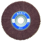 6 x 1 x 1" - 120 Grit - Aluminum Oxide - Non-Woven Flap Wheel - Benchmark Tooling