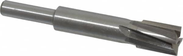 Value Collection - 7/16" Diam, 1/4" Shank, Diam, 4 Flutes, Straight Shank, Interchangeable Pilot Counterbore - Benchmark Tooling