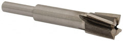 Value Collection - 17/32" Diam, 1/4" Shank, Diam, 4 Flutes, Straight Shank, Interchangeable Pilot Counterbore - Benchmark Tooling