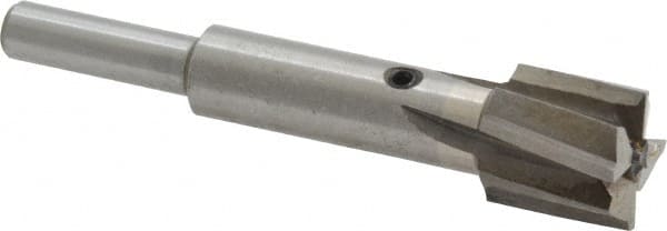 Value Collection - 9/16" Diam, 1/4" Shank, Diam, 4 Flutes, Straight Shank, Interchangeable Pilot Counterbore - Benchmark Tooling