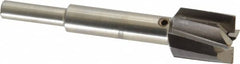 Value Collection - 21/32" Diam, 1/4" Shank, Diam, 4 Flutes, Straight Shank, Interchangeable Pilot Counterbore - Benchmark Tooling