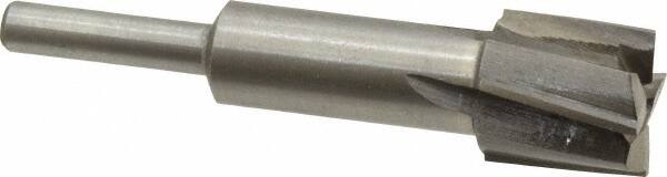 Value Collection - 23/32" Diam, 1/4" Shank, Diam, 4 Flutes, Straight Shank, Interchangeable Pilot Counterbore - Benchmark Tooling