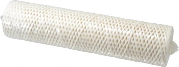 Parker - 2-1/2" OD, 25µ, Rayon String-Wound Cartridge Filter - 10" Long - Benchmark Tooling