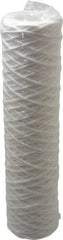 Parker - 2-1/2" OD, 1µ, Polyester String-Wound Cartridge Filter - 10" Long - Benchmark Tooling