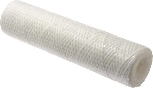 Parker - 2-1/2" OD, 25µ, Polyester String-Wound Cartridge Filter - 10" Long - Benchmark Tooling