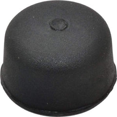 De-Sta-Co - 0.752" Max Diam, 5/16-18 Thread, Neoprene, Slip On, Round End, Clamp Spindle Assembly Replacement Cap - For 5/16" Diam Hex Head Spindle, 1/2" OAL, 0.3150" Hole Diam - Benchmark Tooling