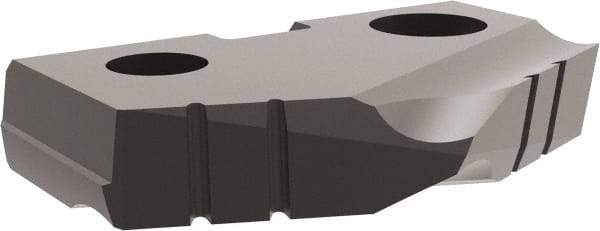 Allied Machine and Engineering - 63/64" Diam x 3/16" Thick, Seat Code 2, 132° Included Angle Spade Drill Insert - Diamond Coated, Carbide, Series T-A - Benchmark Tooling