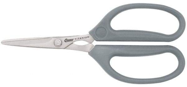 Clauss - 1-3/4" Length of Cut, Straight Pattern Multi-Purpose Snip - 6" OAL, ABS Handle - Benchmark Tooling