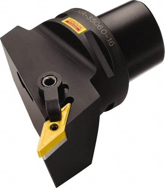 Sandvik Coromant - Right Hand Cut, Size C4, VNMG 332 Insert Compatiblity, Modular Turning & Profiling Cutting Unit Head - 27mm Ctr to Cutting Edge, 50mm Head Length, Through Coolant, Series T-Max P - Benchmark Tooling