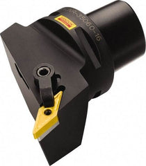 Sandvik Coromant - Right Hand Cut, Size C4, VNMG 332 Insert Compatiblity, Modular Turning & Profiling Cutting Unit Head - 27mm Ctr to Cutting Edge, 50mm Head Length, Through Coolant, Series T-Max P - Benchmark Tooling