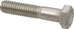 Value Collection - 3/8-16 UNC, 1-3/4" Length Under Head Hex Head Cap Screw - Partially Threaded, Grade 316 Stainless Steel, Uncoated, 9/16" Hex - Benchmark Tooling