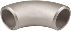 Merit Brass - 3/4" Grade 304L Stainless Steel Pipe 90° Long Radius Elbow - Butt Weld x Butt Weld End Connections - Benchmark Tooling