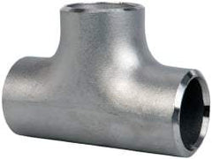 Merit Brass - 1-1/2" Grade 304L Stainless Steel Pipe Tee - Butt Weld x Butt Weld x Butt Weld End Connections - Benchmark Tooling