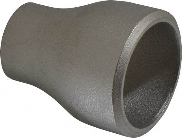 Merit Brass - 1-1/4 x 3/4" Grade 304L Stainless Steel Pipe Concentric Reducer - Butt Weld x Butt Weld End Connections - Benchmark Tooling