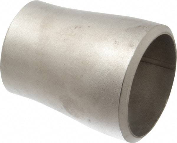 Merit Brass - 2-1/2 x 2" Grade 304L Stainless Steel Pipe Concentric Reducer - Butt Weld x Butt Weld End Connections - Benchmark Tooling