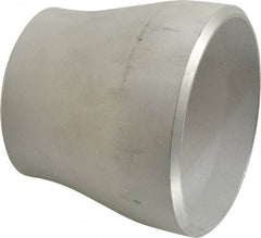 Merit Brass - 4 x 3" Grade 304L Stainless Steel Pipe Concentric Reducer - Butt Weld x Butt Weld End Connections - Benchmark Tooling